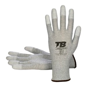 LUVA MALHA NYLON REV PU ANTI ESTÁTIC 110CE STATIC